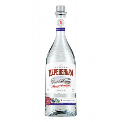 Водка Деревенька Зимняя Можжевеловая Водка Деревенька Зимняя Можжевеловая
