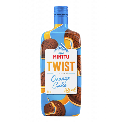 Ликёр Минтту Твист Орандж Кейк со вкусом мяты и апельсинового печенья десертный Ликёр Минтту Твист Орандж Кейк со вкусом мяты и апельсинового печенья десертный