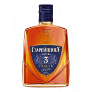 Коньяк Старейшина 3 года, 0.1 л