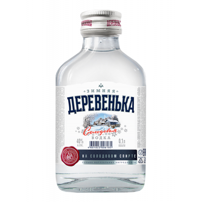 Водка Деревенька Зимняя, 0.1 л Водка Деревенька Зимняя, 0.1 л