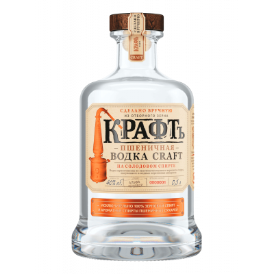 Водка КРаФТъ Пшеничная Водка КРаФТъ Пшеничная